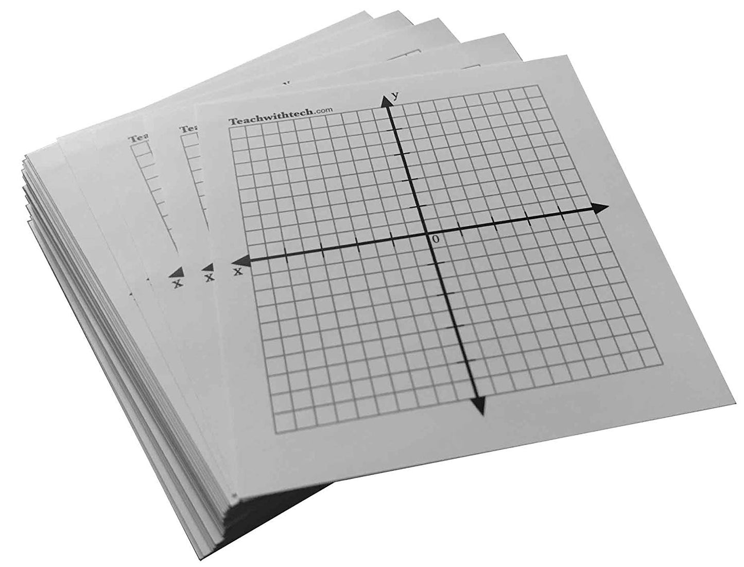 Coordinate Graph Sticker 3 IN. X 3 IN. with Crack and Peel Backing