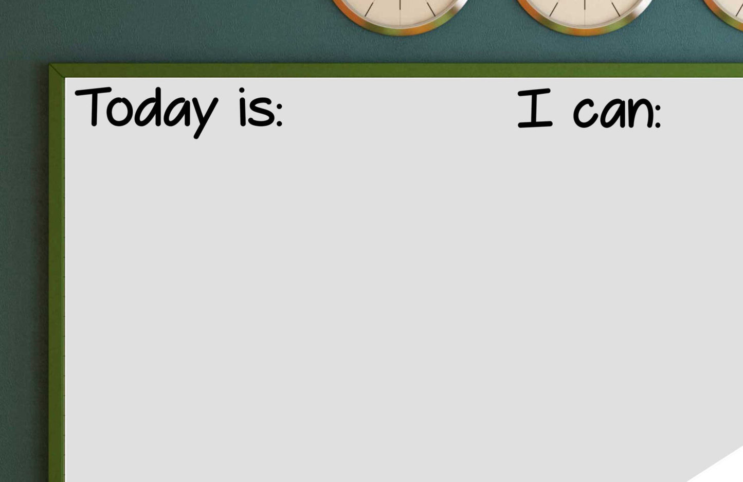 I can Today is bundle Vinyl Wall Decal for the Classroom