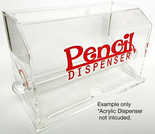 Pencil Dispenser Vinyl Decal Classroom Style 2