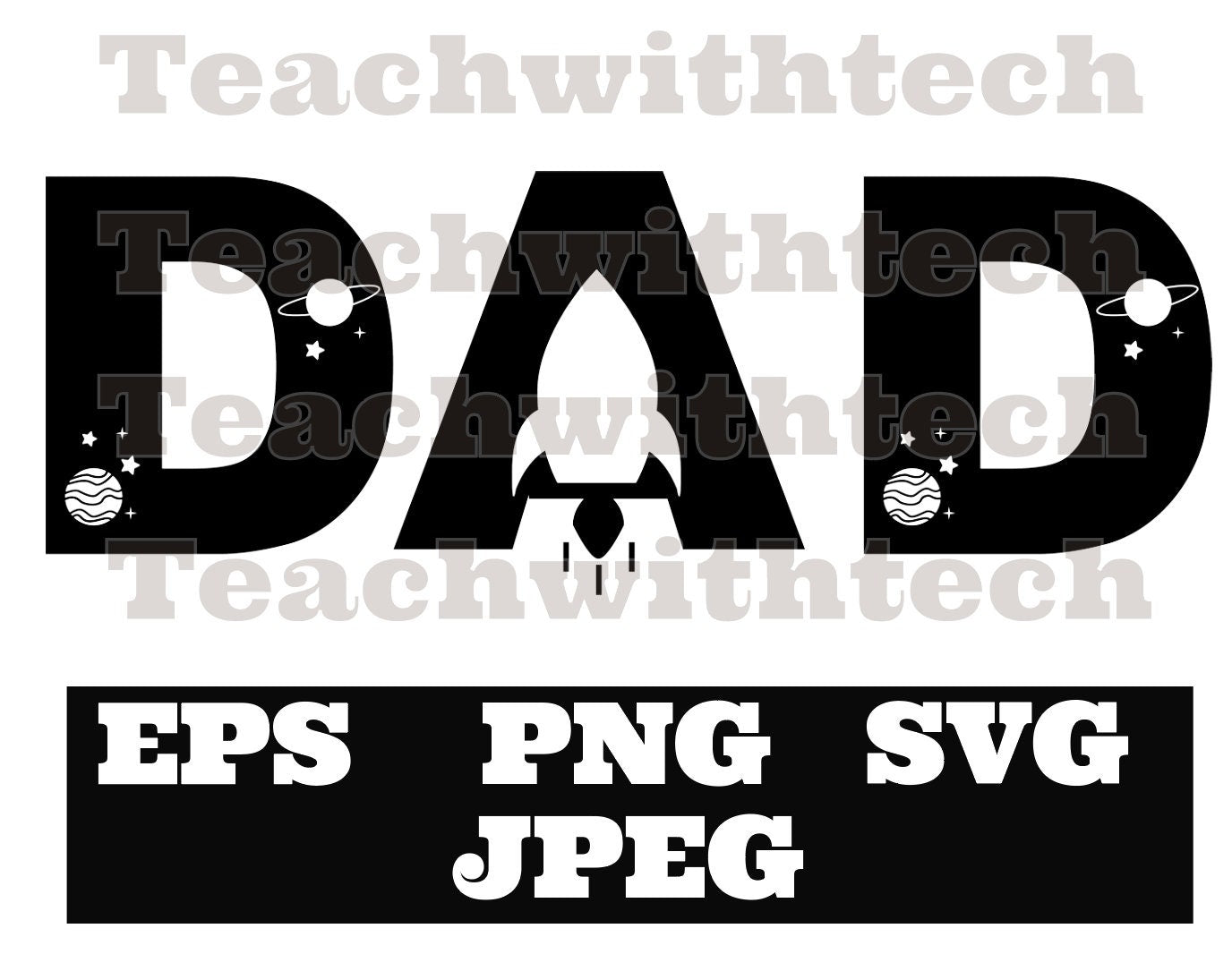Dad space SVG png | Dad name Space Birthday png | Matching Birthday Svg Boy DIGITAL DOWNLOAD 1st Birthday Svg One Year Old Svg Cut File