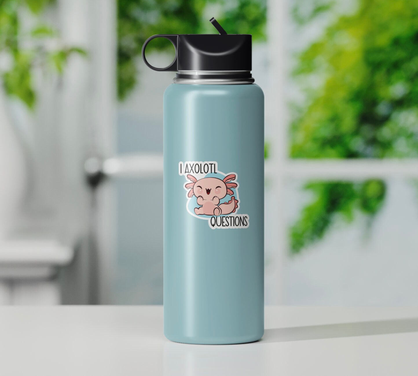 I axolotl questions sticker reading questions sassy funny reading reading stickers for laptops and water bottle sticker decal books decal