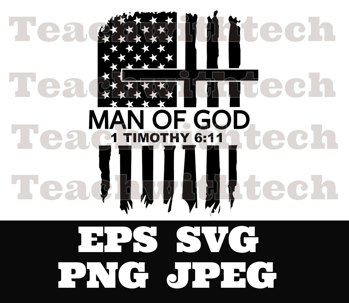 Man of God 1 Timothy 6:11 SVG Gods warrior svg Mens t-shirts, Religion T-shirts PNG eps svg jpeg Download Christian Church ministry - Men