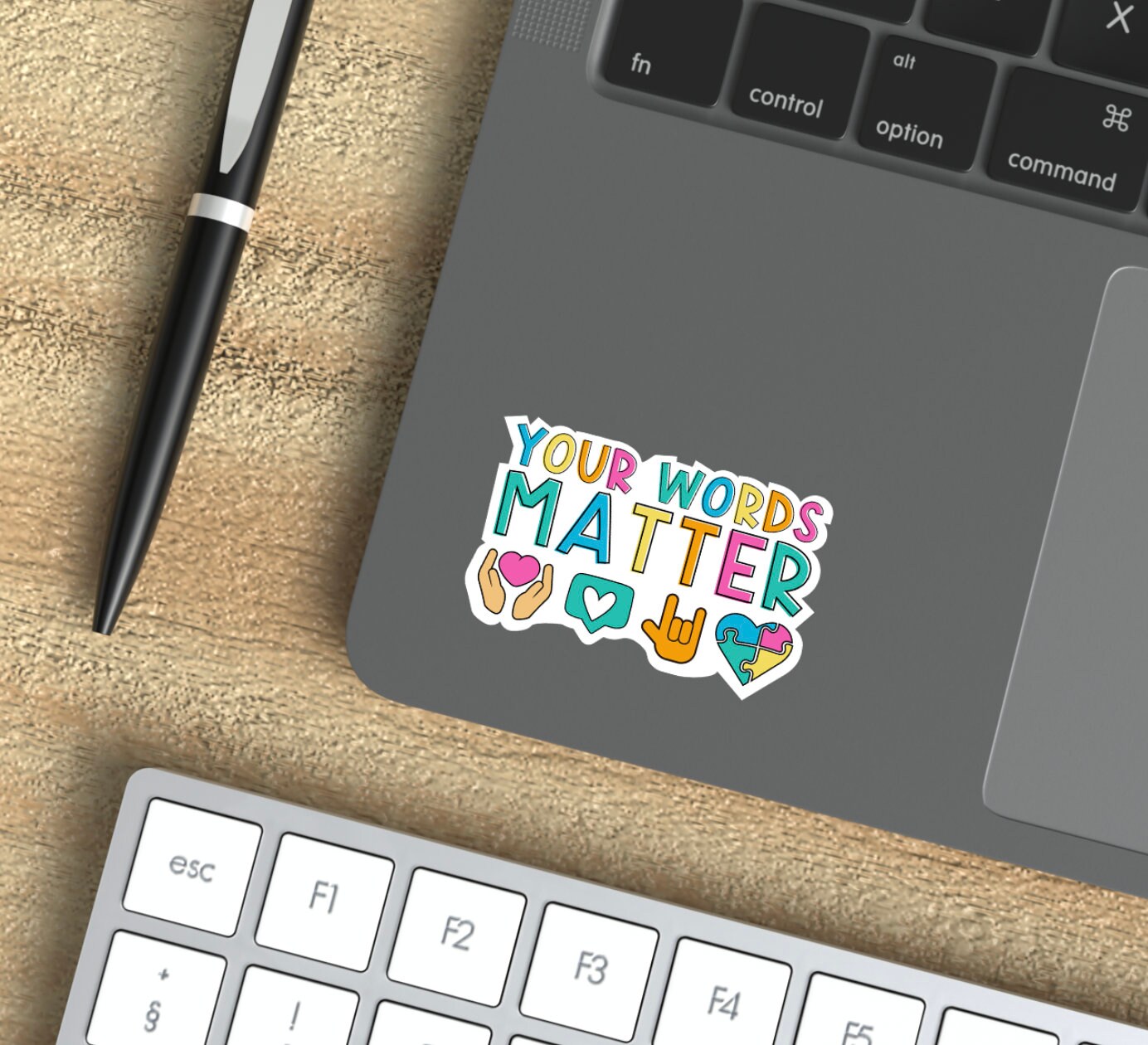 Your Words Matter Sticker AAC SPED Teacher Inclusion, Neurodiversity, Teachers Gift, Language Special Education, Words Matter Water Bottle