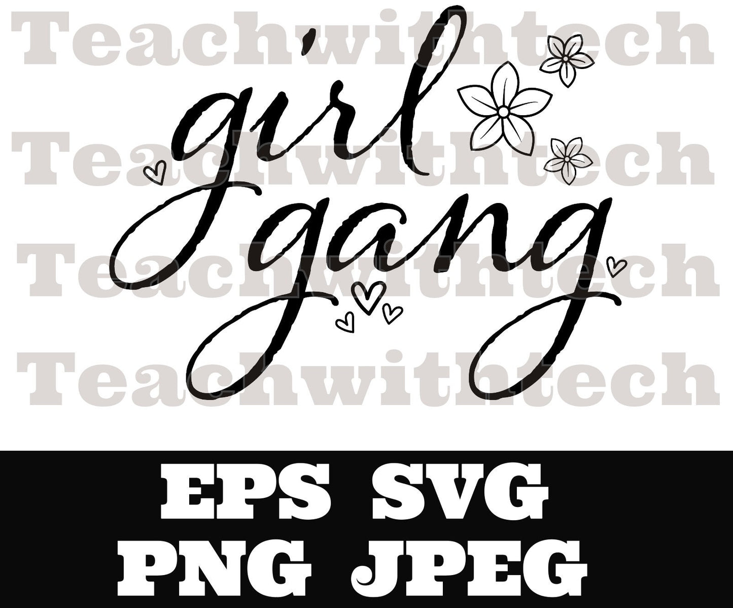 Girl Gang SVG png eps jpeg #momlife svg mama svg momlife quote svg, mama png, mama eps,| Happy svg, funny quote svg, girl empowerment women