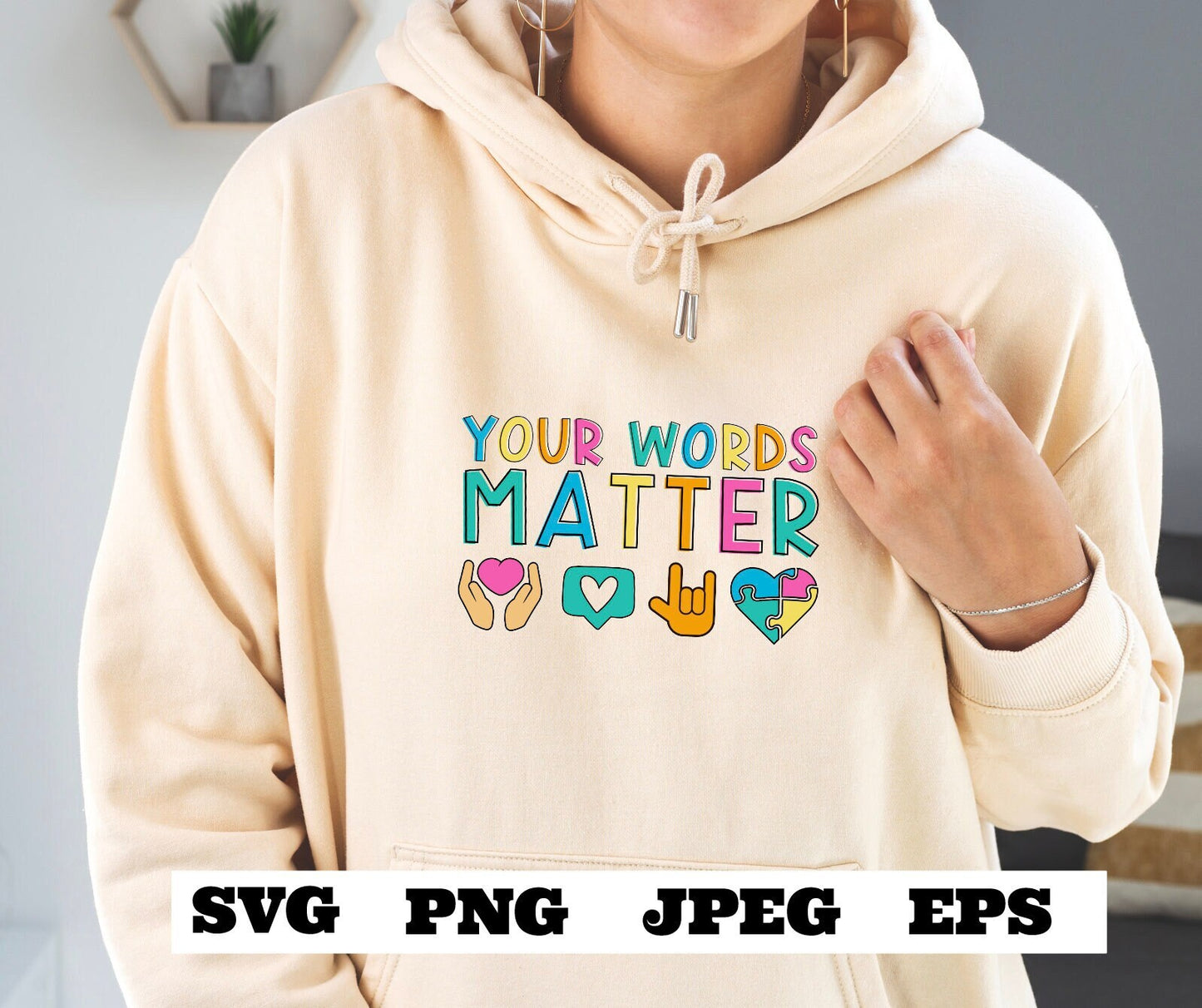 Your Words Matter SVG png eps jpeg AAC SPED Teacher Inclusion, Neurodiversity, Teachers, Language Special Education, Words Matter, Speech