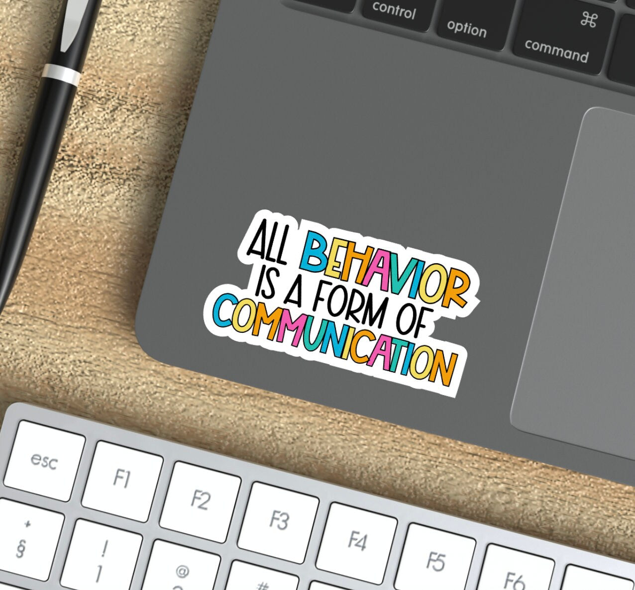 All behavior is a form of communication sticker Autism Disability Special Needs Mom Special Education Teacher Gift aba Therapist Special Ed