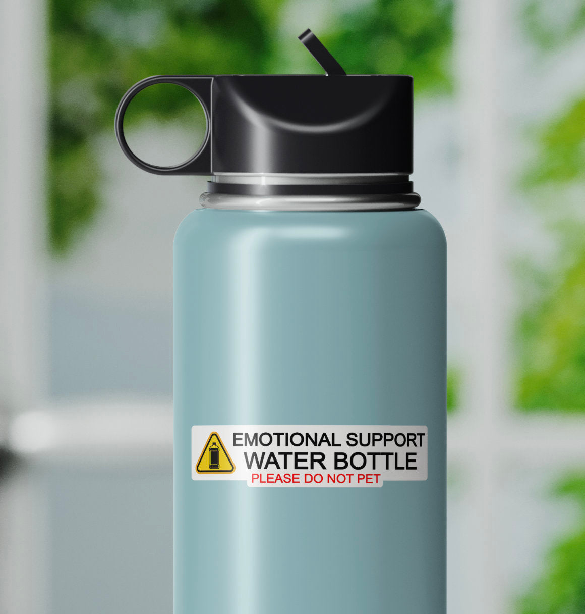 Emotional Support Water Bottle Sticker, Stickers for Hydroflask, Water Bottle Sticker, Yeti Sticker, Decal Sarcastic Funny Clean