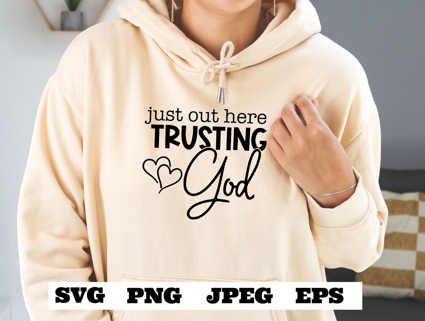 Just Out Here Trusting God SVG, Jesus SVG, Christian Svg, Religious Svg, You Matter Svg, Faith Svg, Self Love Svg Love Like Jesus Cricut Cut