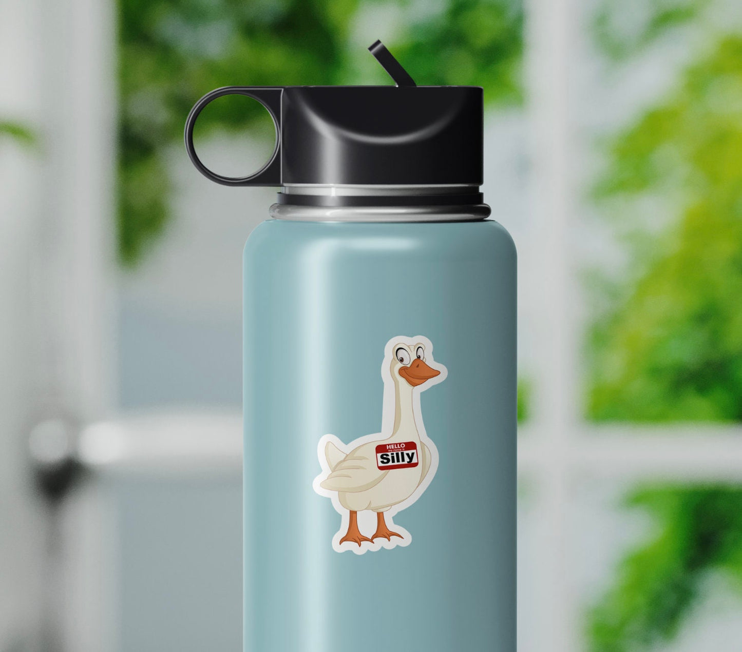 Silly Goose Sticker - Funny Sticker - Sarcastic Sticker - Water Bottle Sticker - Silly Sticker - Laptop Sticker - Teacher Funny Sticker