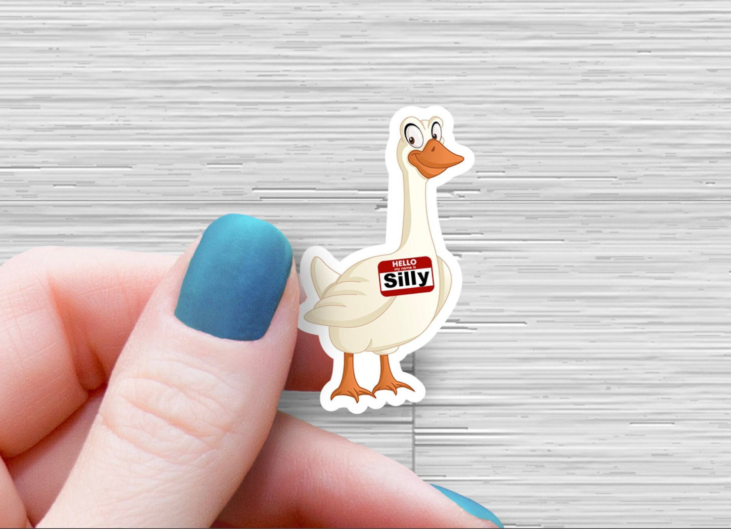 Silly Goose Sticker - Funny Sticker - Sarcastic Sticker - Water Bottle Sticker - Silly Sticker - Laptop Sticker - Teacher Funny Sticker