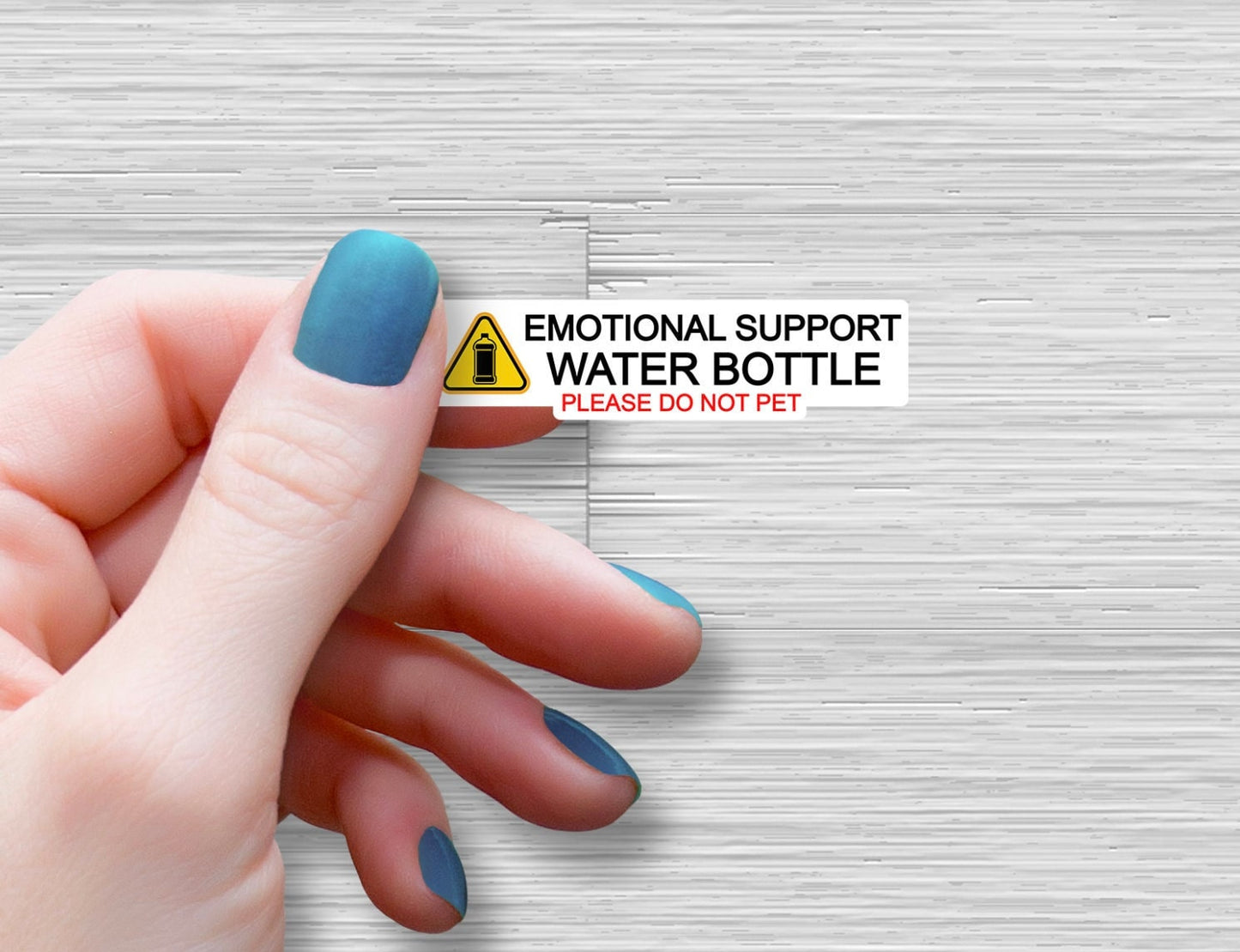 Emotional Support Water Bottle Sticker, Stickers for Hydroflask, Water Bottle Sticker, Yeti Sticker, Decal Sarcastic Funny Clean