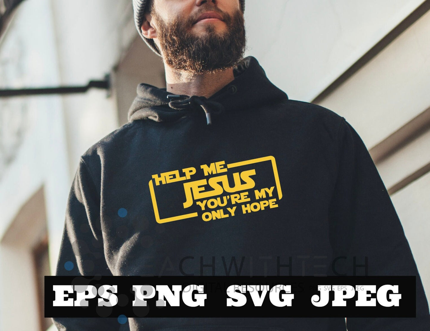 Help me Jesus You're my only hope SVG png eps jpeg - Jesus T shirt design - Christian t shirt sweatshirt Jesus - Church Jesus hope Download