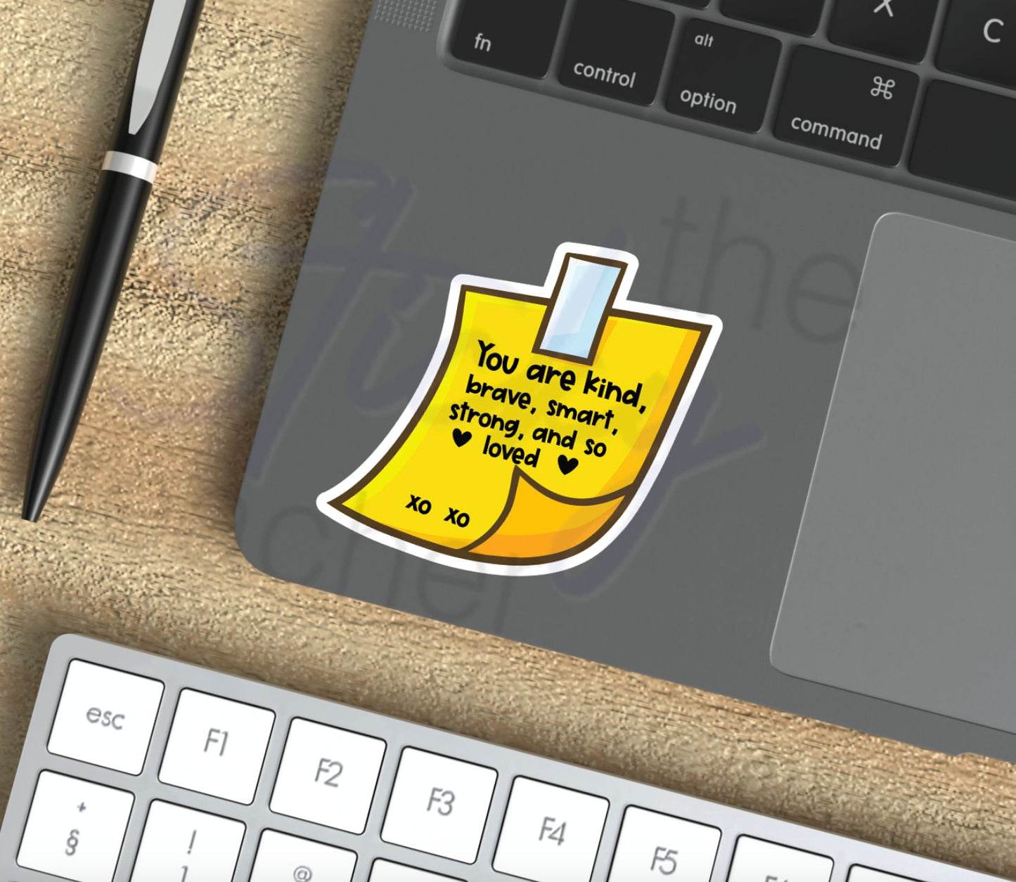 You are kind brave smart strong and so loved - Sticker vinyl laptop stickers affirmation stickers water bottle tumbler laptop decal computer