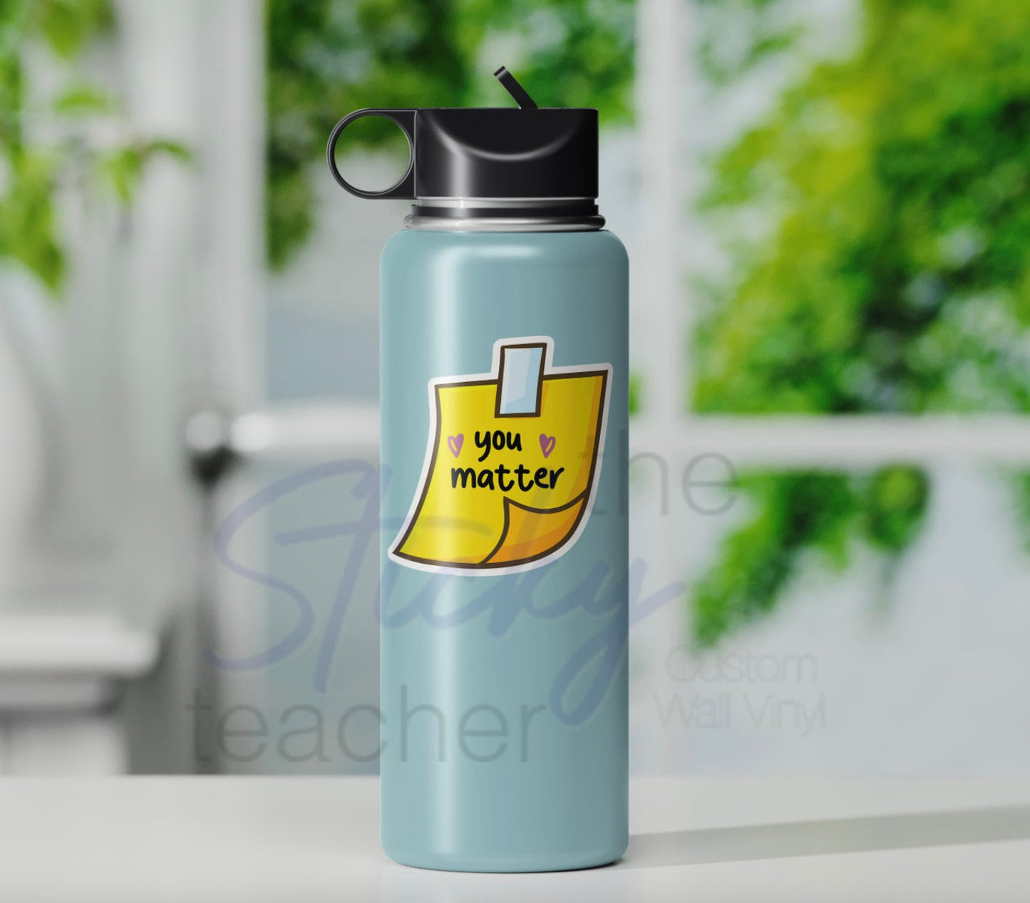 You Matter Affirmation Sticker - Sticker vinyl laptop stickers affirmation stickers water bottle tumbler laptop decal computer