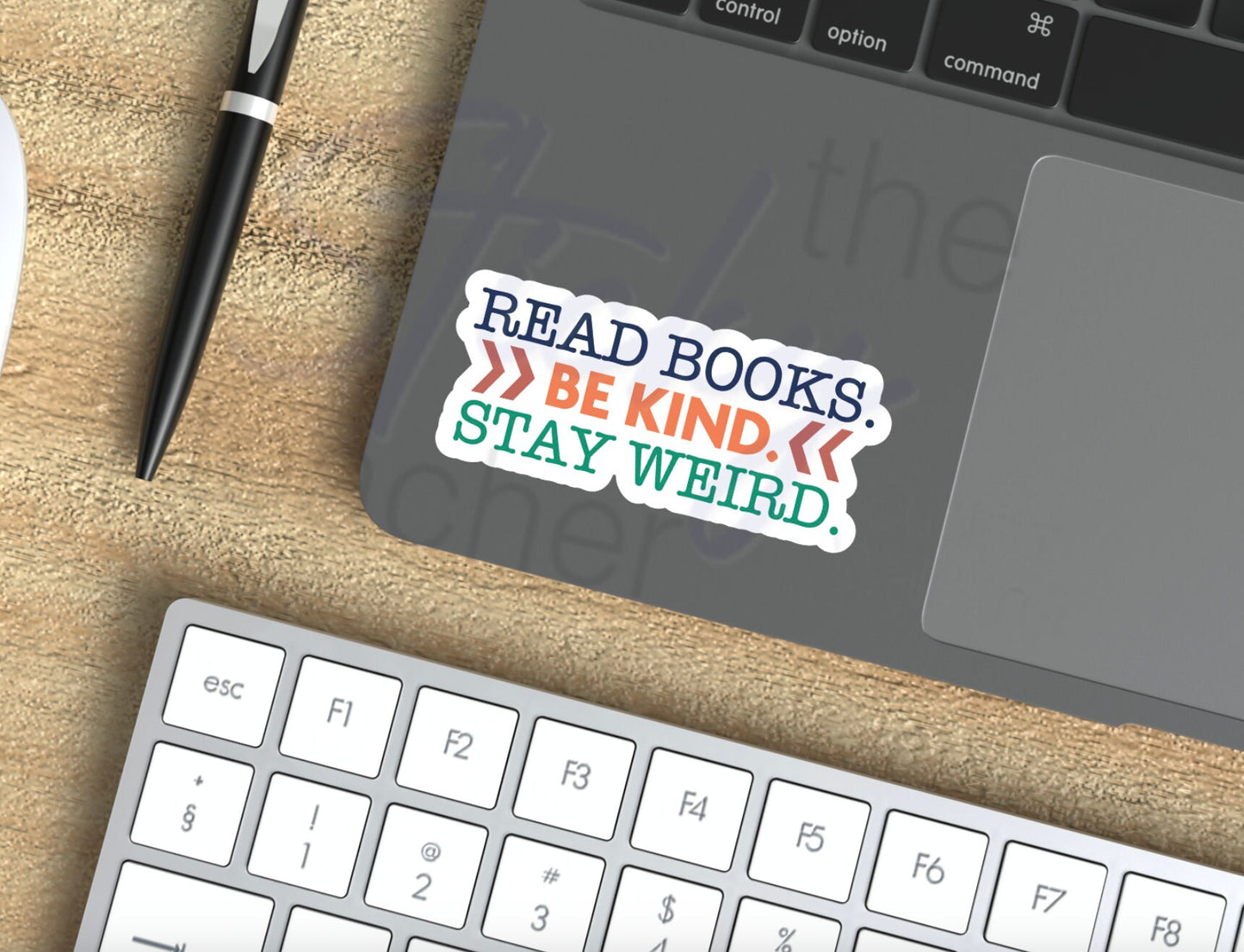 Read books Be Kind Stay Weird Sticker, Tumbler Sticker, Laptop Sticker Reading, Quote Stickers, Book Club Gifts, Empowerment Sticker