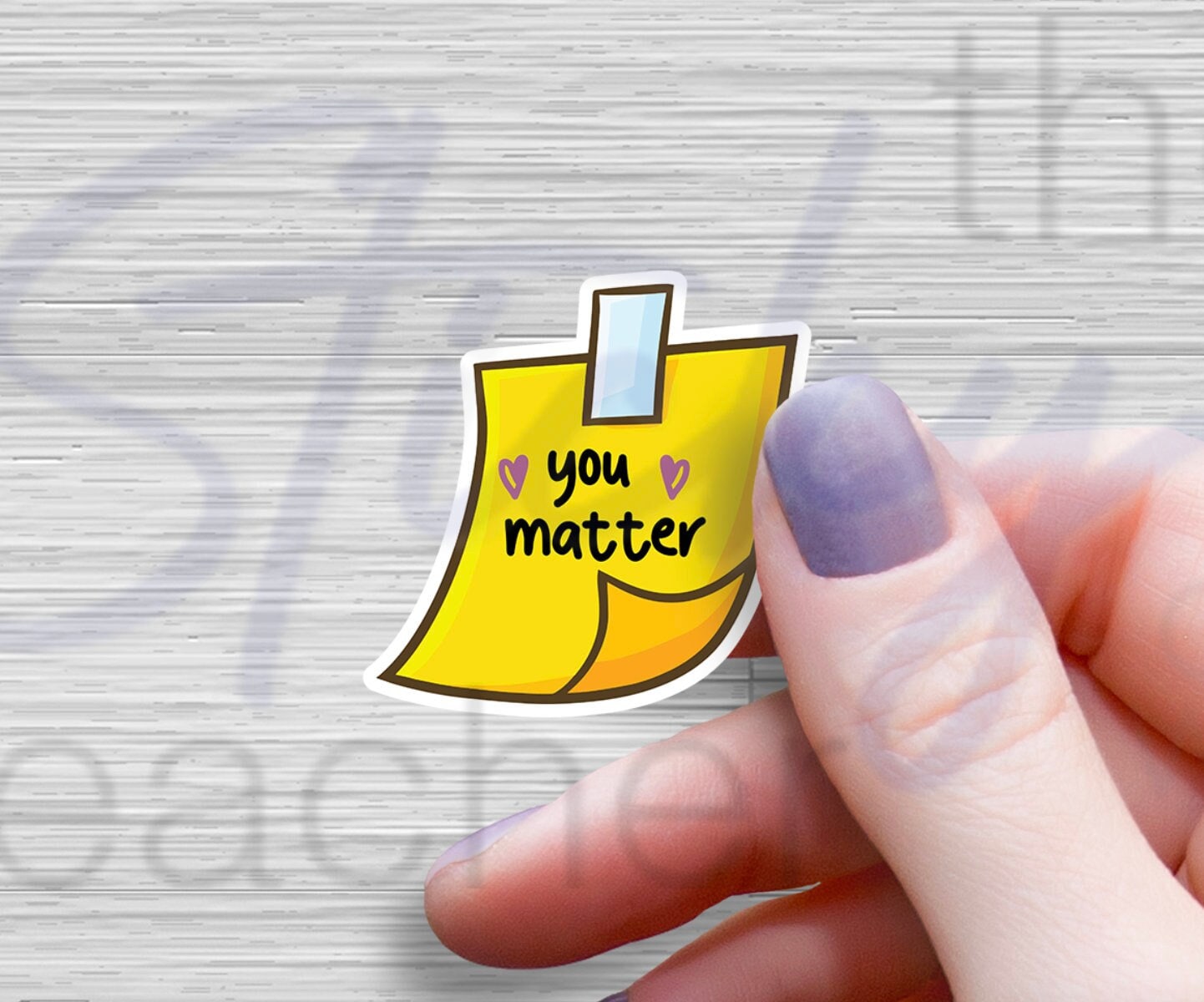 You Matter Affirmation Sticker - Sticker vinyl laptop stickers affirmation stickers water bottle tumbler laptop decal computer