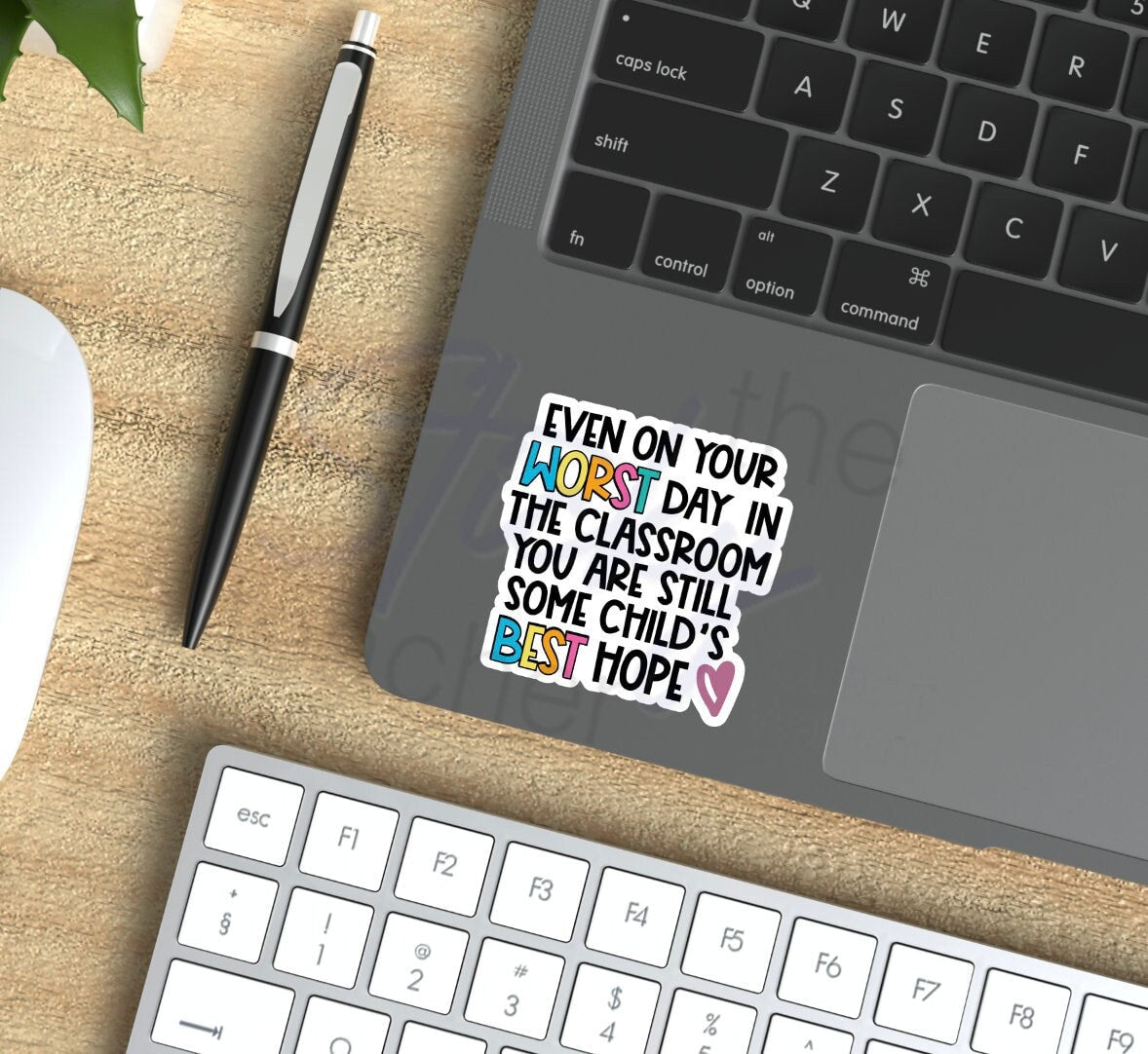 Even on your worst day you are still some child's best hope Sticker- Behavior Empowerment Teacher Sticker Water Bottle Laptop Teacher Gift