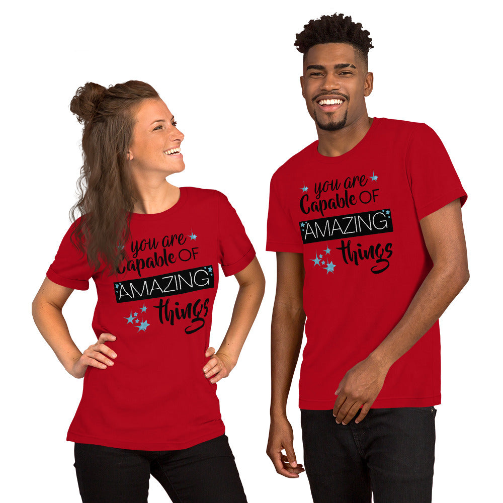 You are Capable of Amazing Things Teacher T-Shirt Teacher Tee