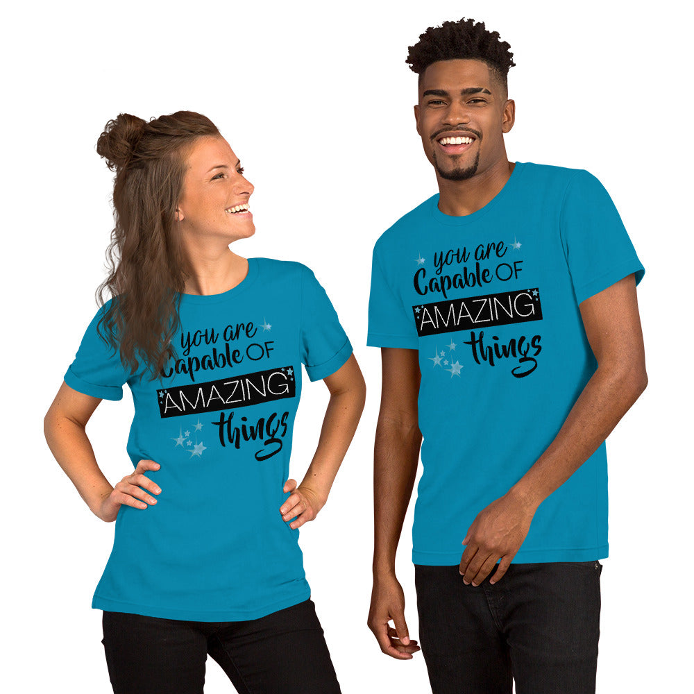 You are Capable of Amazing Things Teacher T-Shirt Teacher Tee