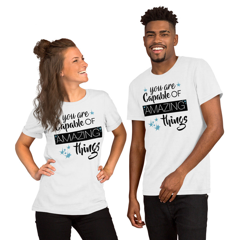 You are Capable of Amazing Things Teacher T-Shirt Teacher Tee