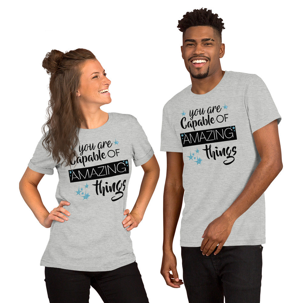 You are Capable of Amazing Things Teacher T-Shirt Teacher Tee