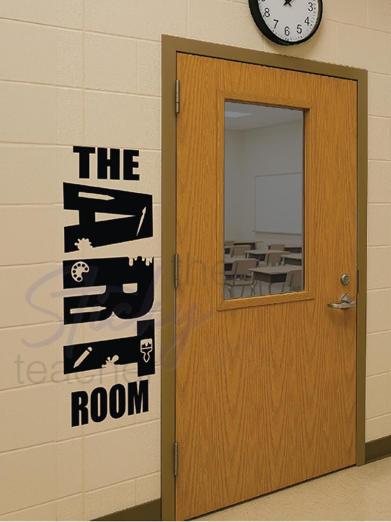 The Art Room decal additional view