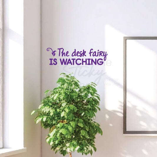 The Desk Fairy is Watching decal main view
