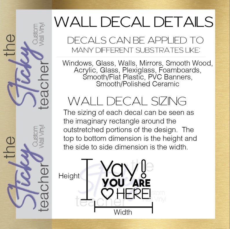 Yay You Are HERE! decal lifestyle view