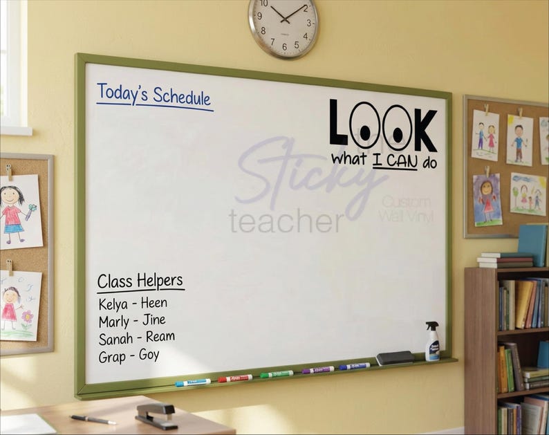 LOOK what I CAN do decal modern design with arrow
