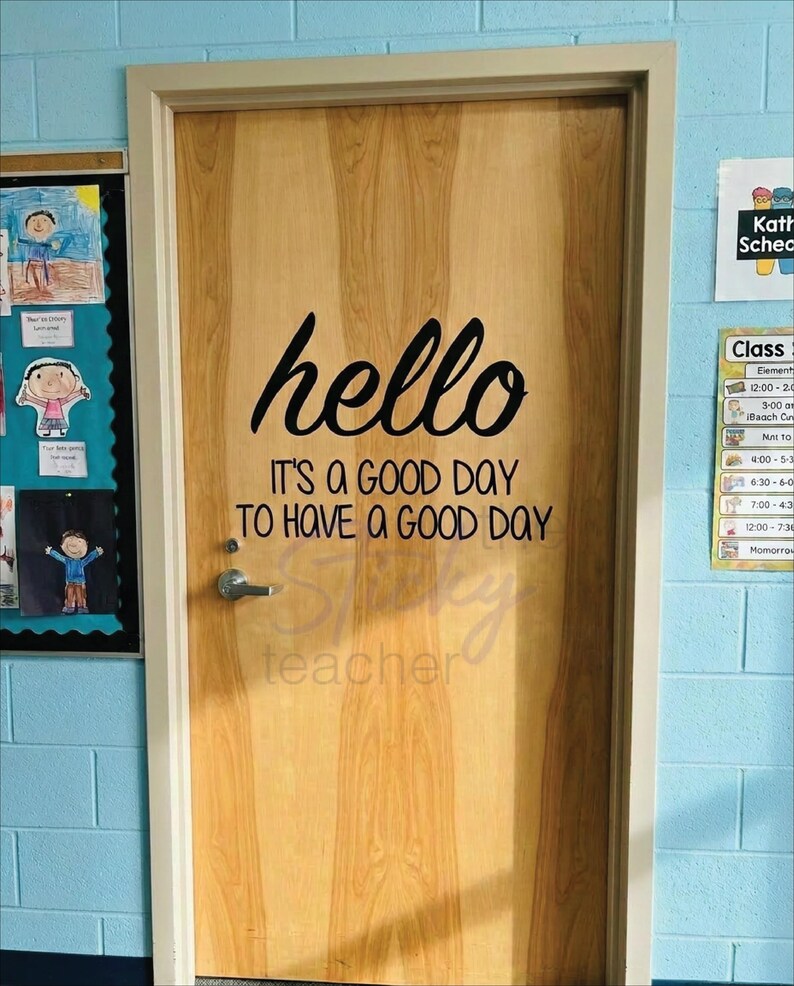 Hello It's a Good Day decal additional view