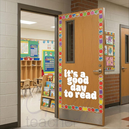 It's a Good Day to Read classroom door decal