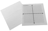 Coordinate Graph Sticker 3 IN. X 3 IN. with Crack and Peel Backing