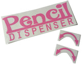 Pencil Dispenser Vinyl Decal Classroom Style 2