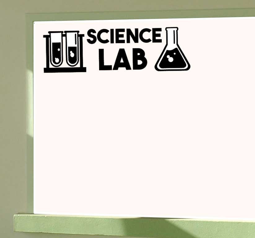 Science Lab Vinyl Wall Decal Classroom Decal Sticker Science Classroom ...