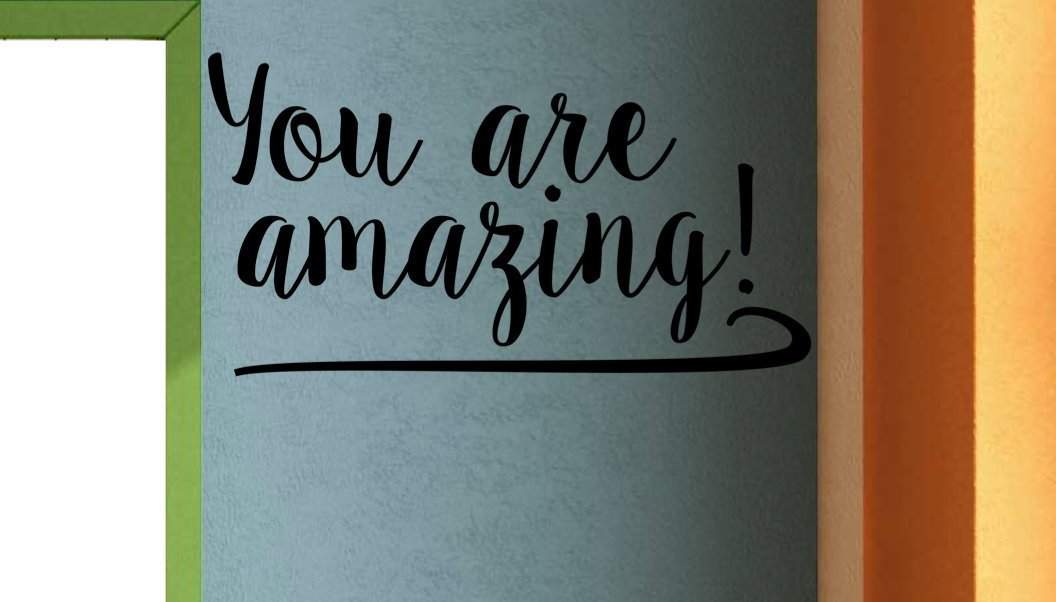 You are amazing! Classroom Door Vinyl Wall Decal School Elementary Cla ...