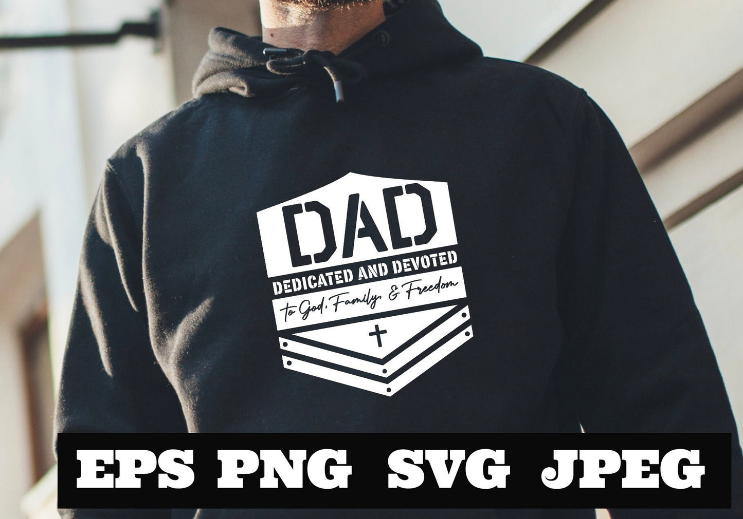 DAD dedicated and devoted SVG PNG eps, Dad svg, Freedom Father’s Day svg Dad Quote svg Best Dad Ever Svg Daddy Svg  Cricut Silhouette