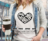 Jesus Loves You Heart SVG png eps jpeg - Jesus T shirt sticker mug design - Christian t shirt sweatshirt Jesus - Church Jesus Loves Download