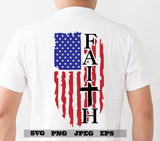 Faith Flag Cross SVG PNG Sublimation Patriotic Print Jesus Design Defend Second Amendment America USA Gun Right Cricut Silhouette Heat Press