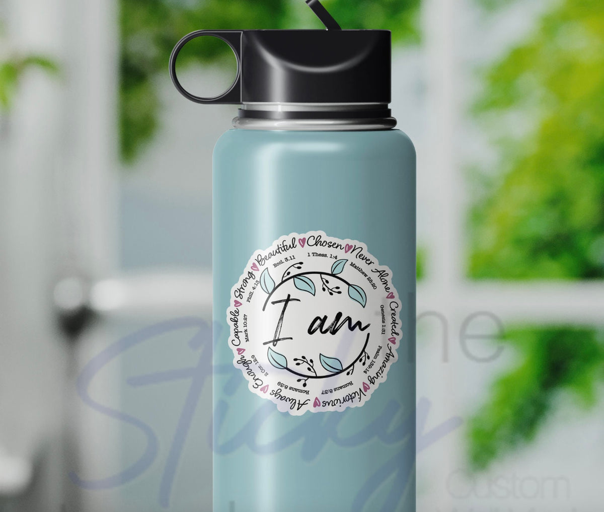 I Am Sticker Scriptures I Am Sticker - Bible Sticker Pack Bible Journal Decals - Scripture - J ...